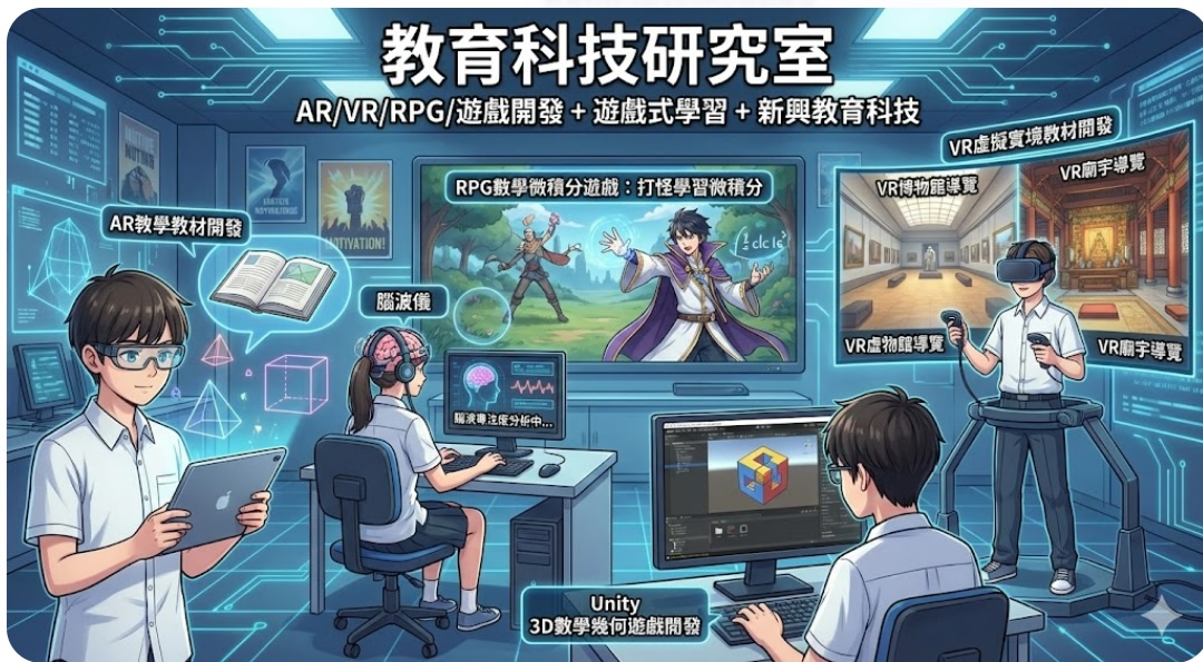 教育科技/AR/VR/RPG/遊戲開發